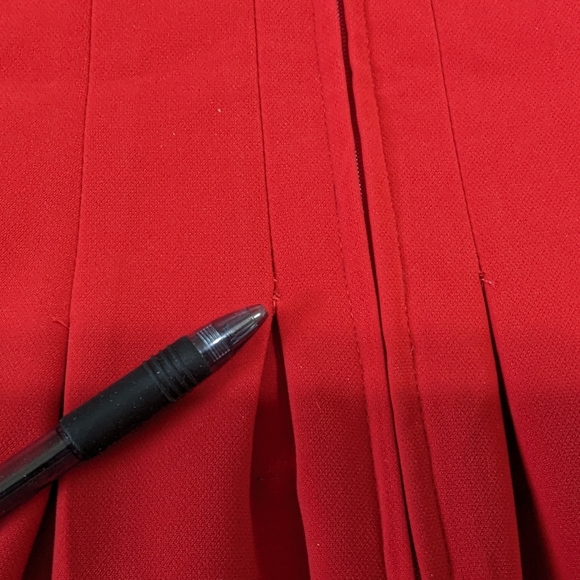 H&M Red Fit and Flare dress size 10 - Picture 9 of 10